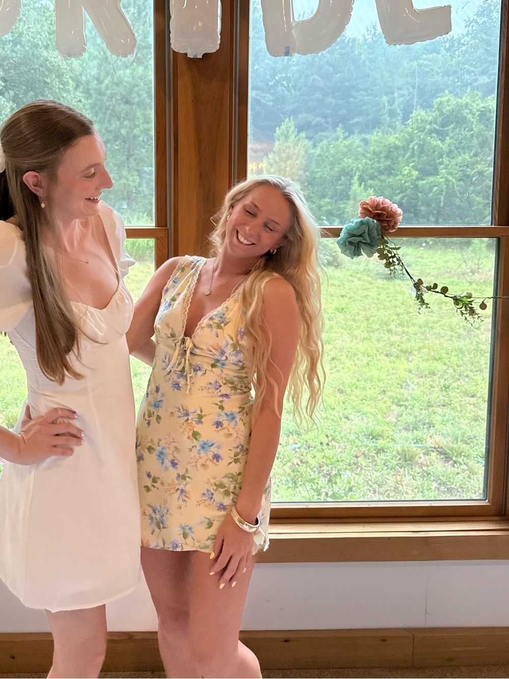 Sincerly Jules Yellow Floral Slip Dress